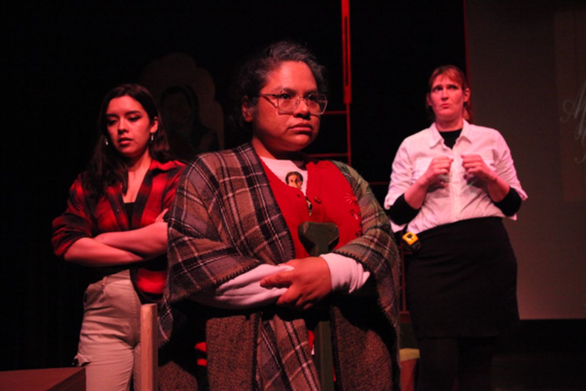 L TO R — MACEDONIA BULLINGTON, BERENICE DIAZ, LEMON BAARDSEN. at Photos: First Look at the Loft Ensemble's Production of THE CONCRETE JUNGLE