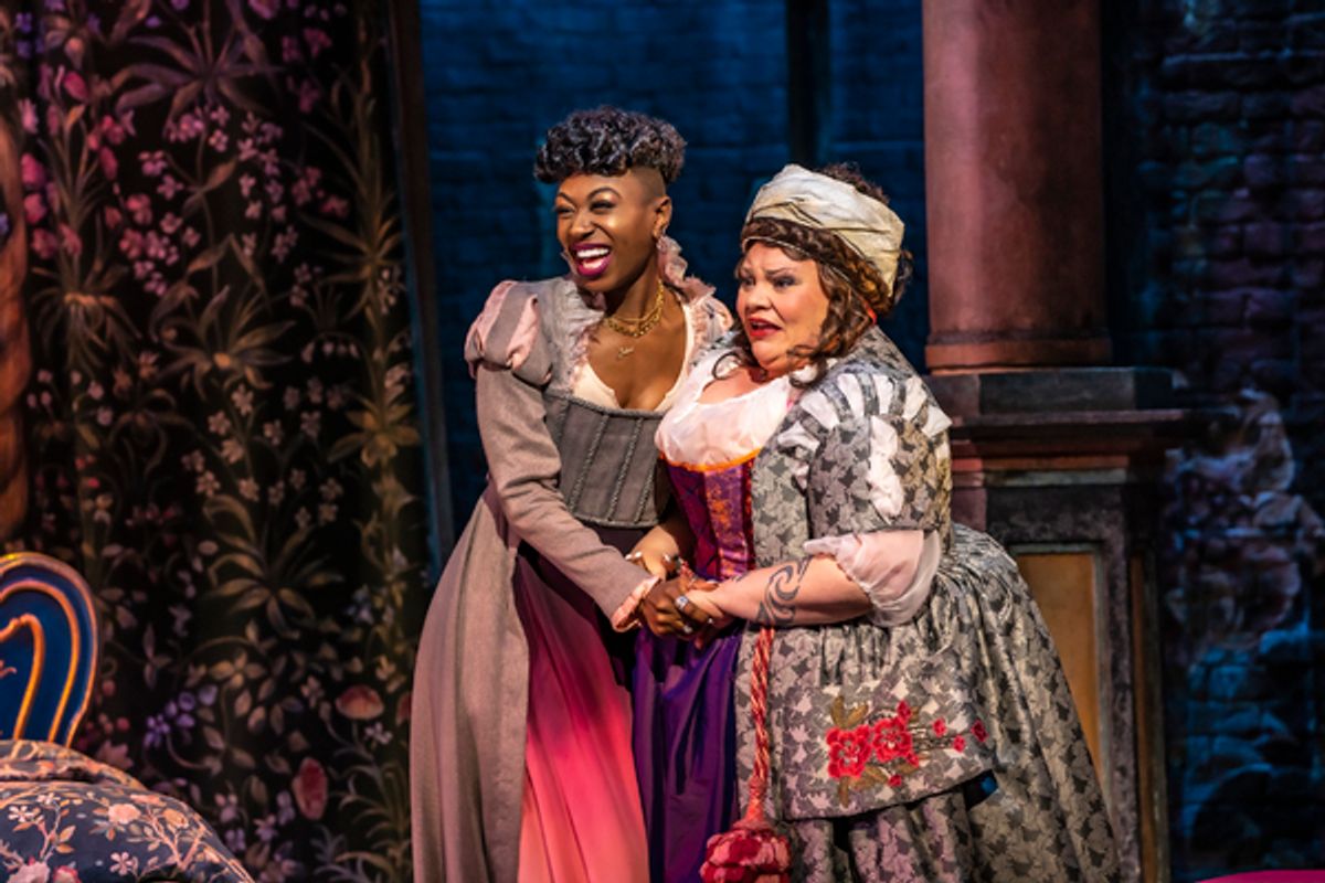 Miriam Teak-Lee (Juliet) and Keala Settle (Nurse).  at 