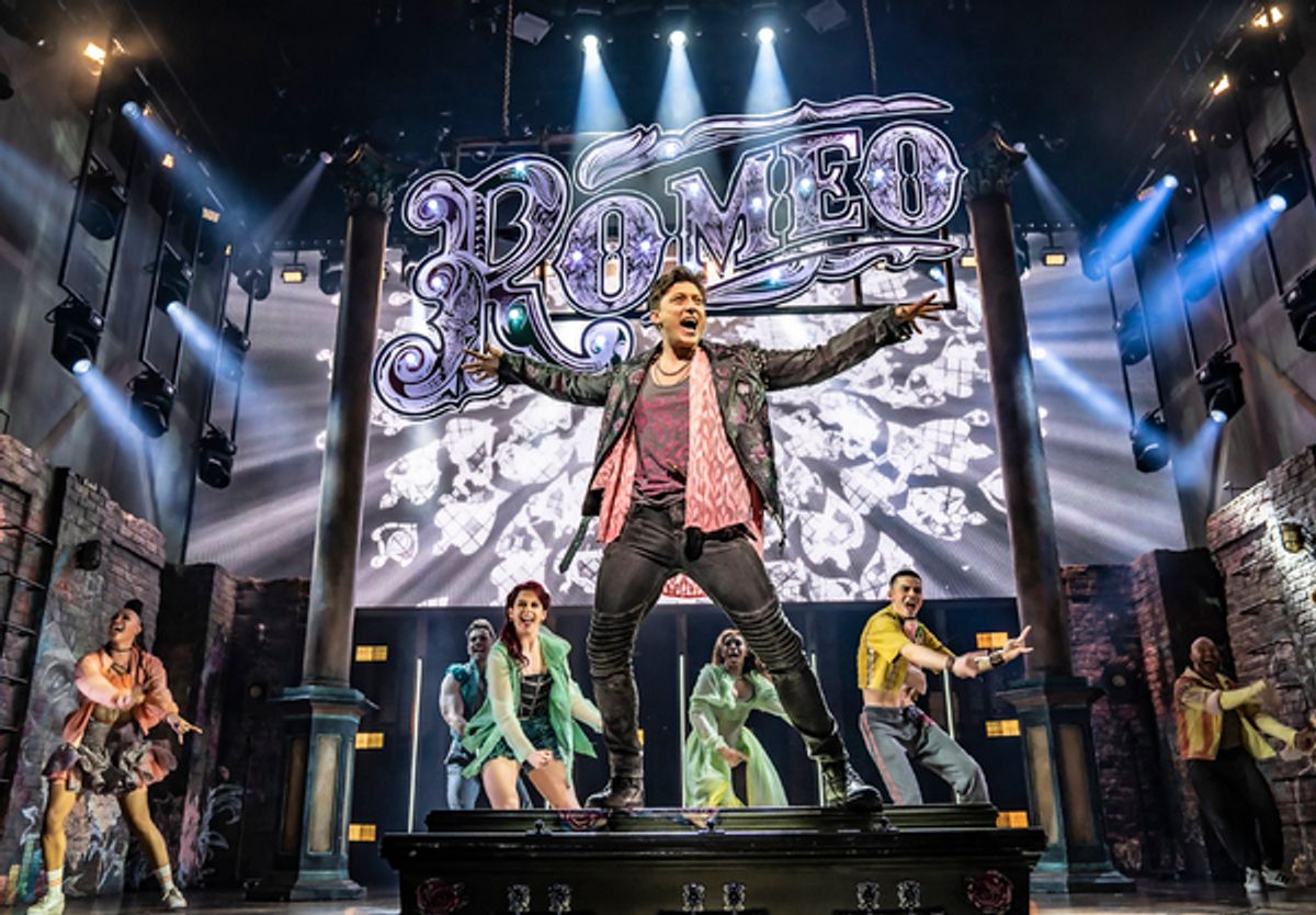 Tom Francis (Romeo) and ensemble. at Photos: First Look at Keala Settle, Tom Francis, and More in & JULIET