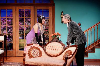 (l to r): Gillian Holt and Timothy Huber Photo