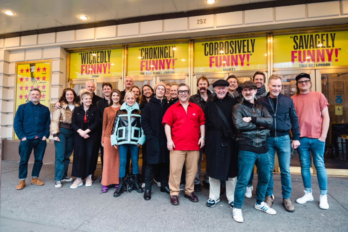 Photos: HANGMEN Cast & Creative Team Arrive at Golden Theatre for First Performance  Image
