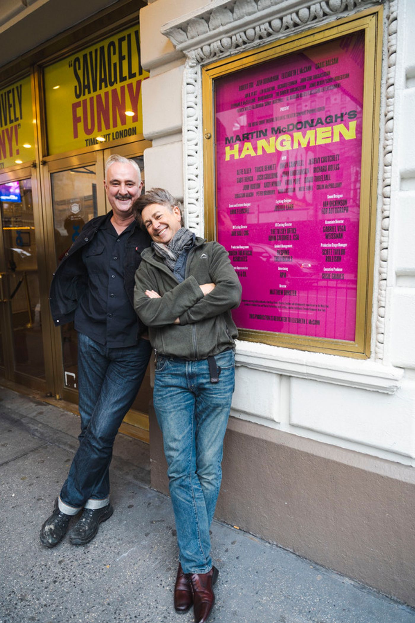 Photos: HANGMEN Cast & Creative Team Arrive at Golden Theatre for First Performance  Image