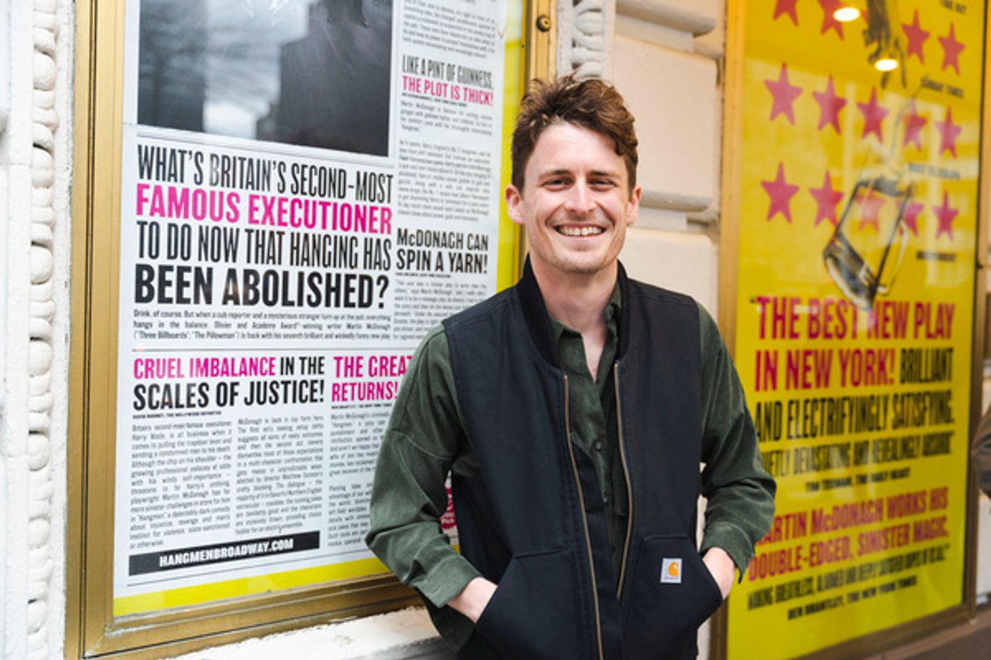 Photos: HANGMEN Cast & Creative Team Arrive at Golden Theatre for First Performance  Image