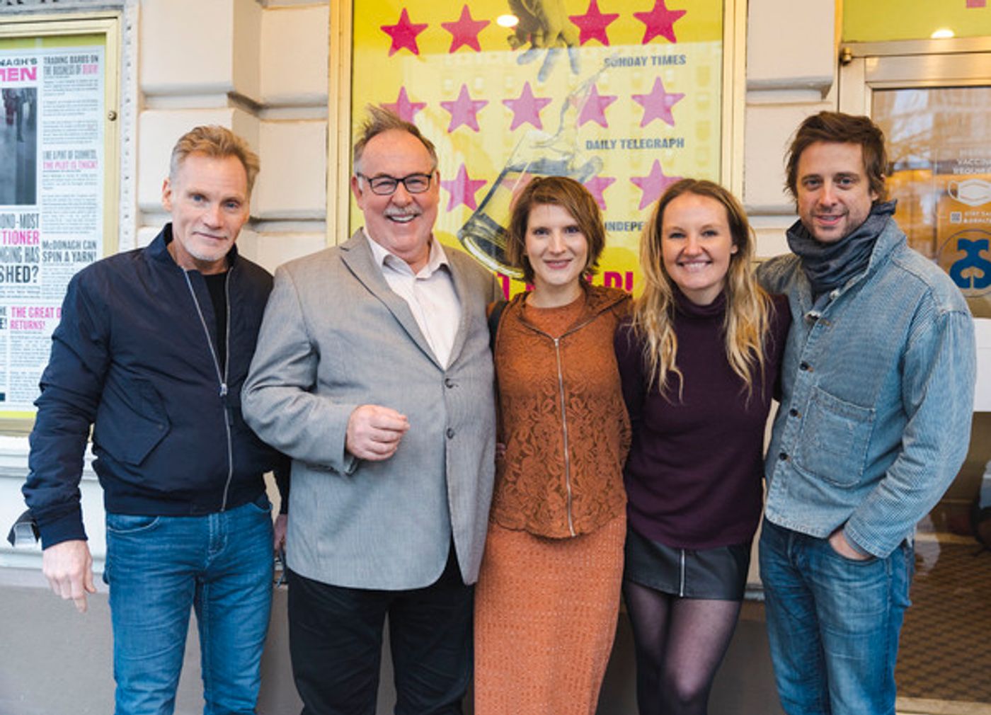 Photos: HANGMEN Cast & Creative Team Arrive at Golden Theatre for First Performance  Image