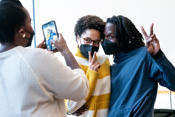 Crystal Lucas-Perry, Jill Vallery, and Director/Choreographer Jeffrey L. Paige Photo
