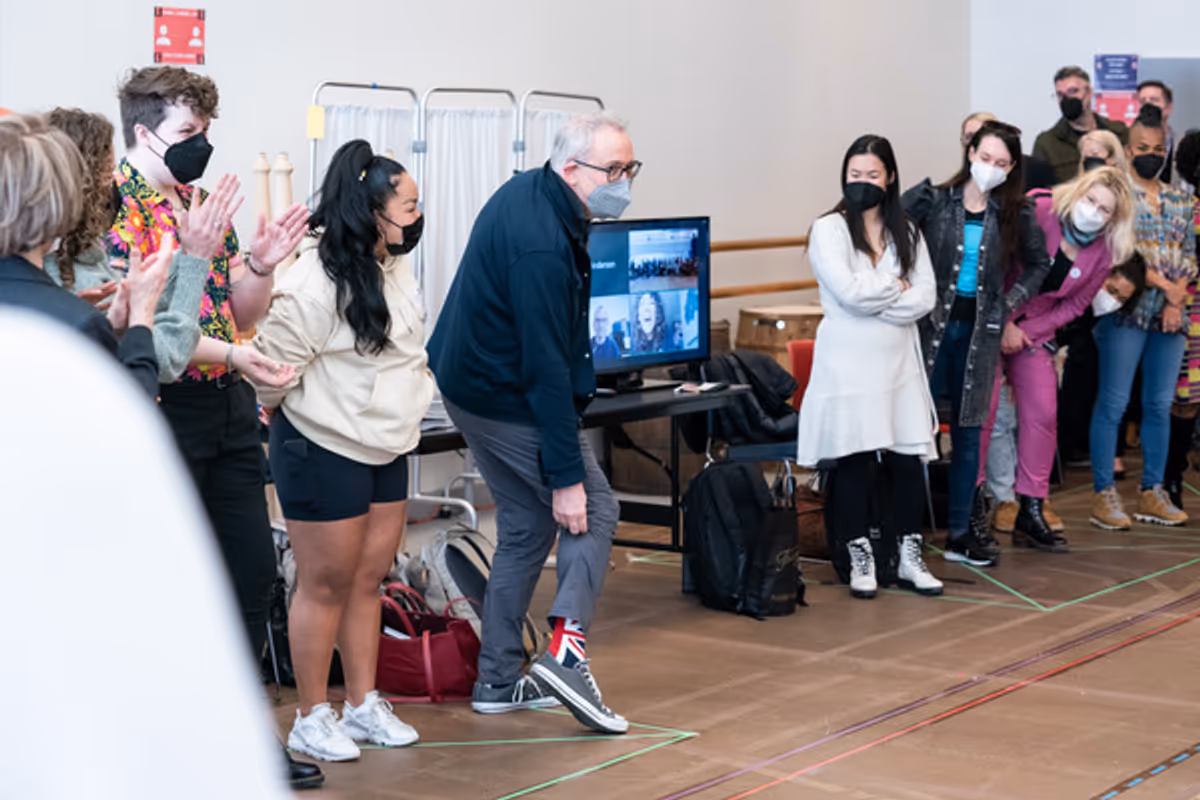 Members of the company of 1776 at Photos: Broadway-Bound 1776 Kicks Off Rehearsals!