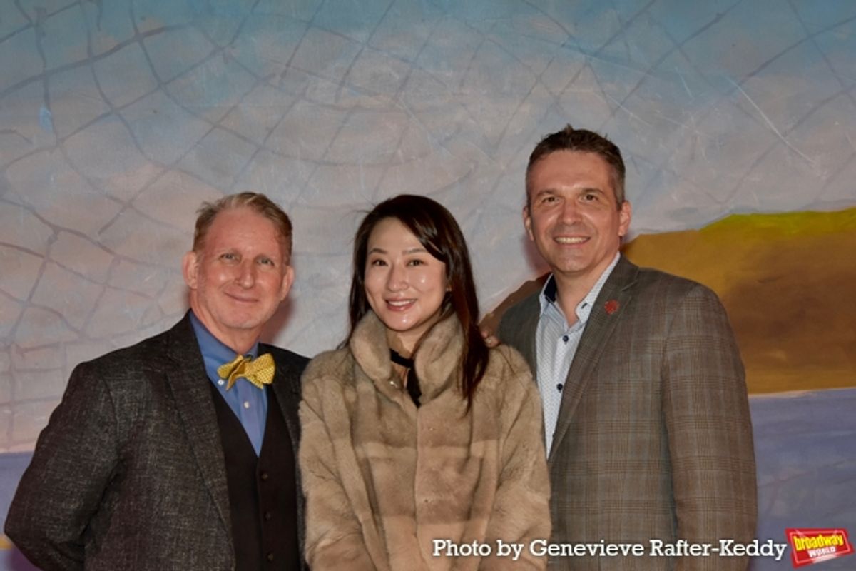 Evans Haile, Cecilia Lin and Jim Kierstead at 