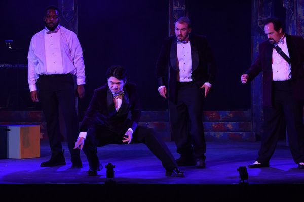 Richard McBride, Andy Shaehan Shin (Caiaphas), Gavin Carnahan, J. Alex Noble (Annas)  Photo