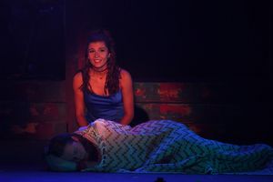 Callee Miles (Mary Magdalene), Brecken Newton Farrell (Jesus)  Credit: Matt Polk Photo