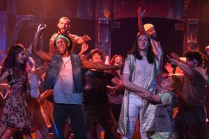 Damon Oliver Jr. (Simon Zealotes), Brecken Newton Farrell (Jesus) and Cast  Credit: M Photo