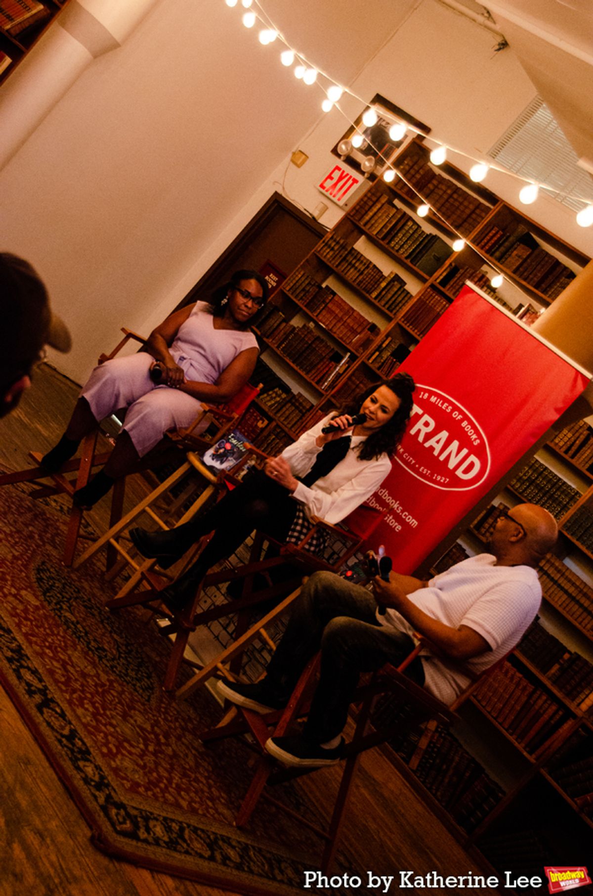 Brittany J. Thurman, Mandy Gonzalez and James Monroe Iglehart at 