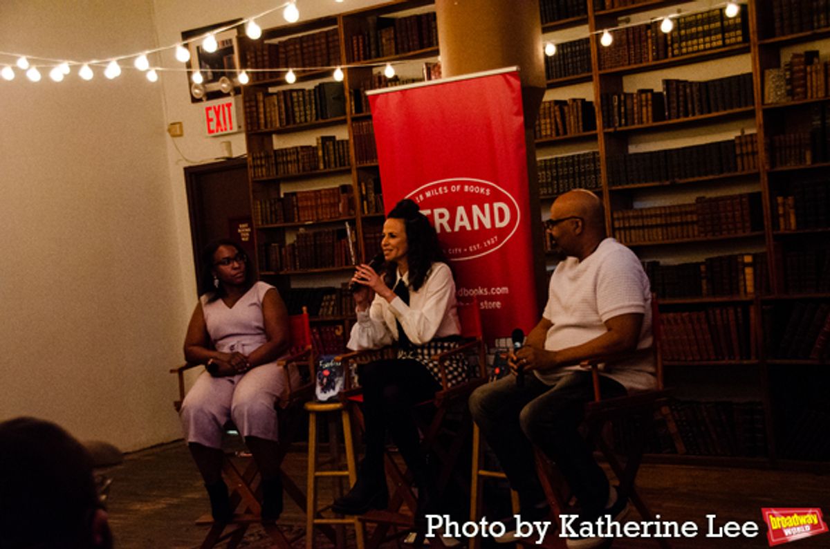 Brittany J. Thurman, Mandy Gonzalez and James Monroe Iglehart at 