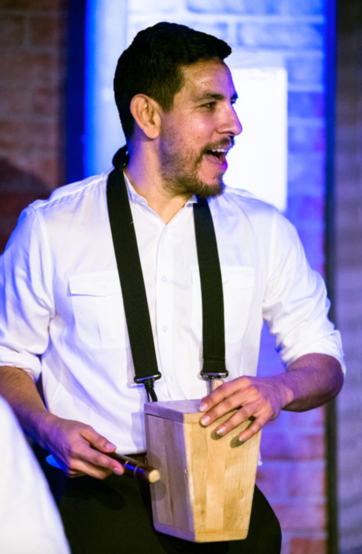 Percussionista Gerardo Morales
Photo by Bruce Bisenz at Photos: Barcelona Flamenco Ballet Brings LUXURIA to Alex Theatre