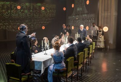 The cast of Titanic The Musical. Photo by Michael Brosilow. Photo