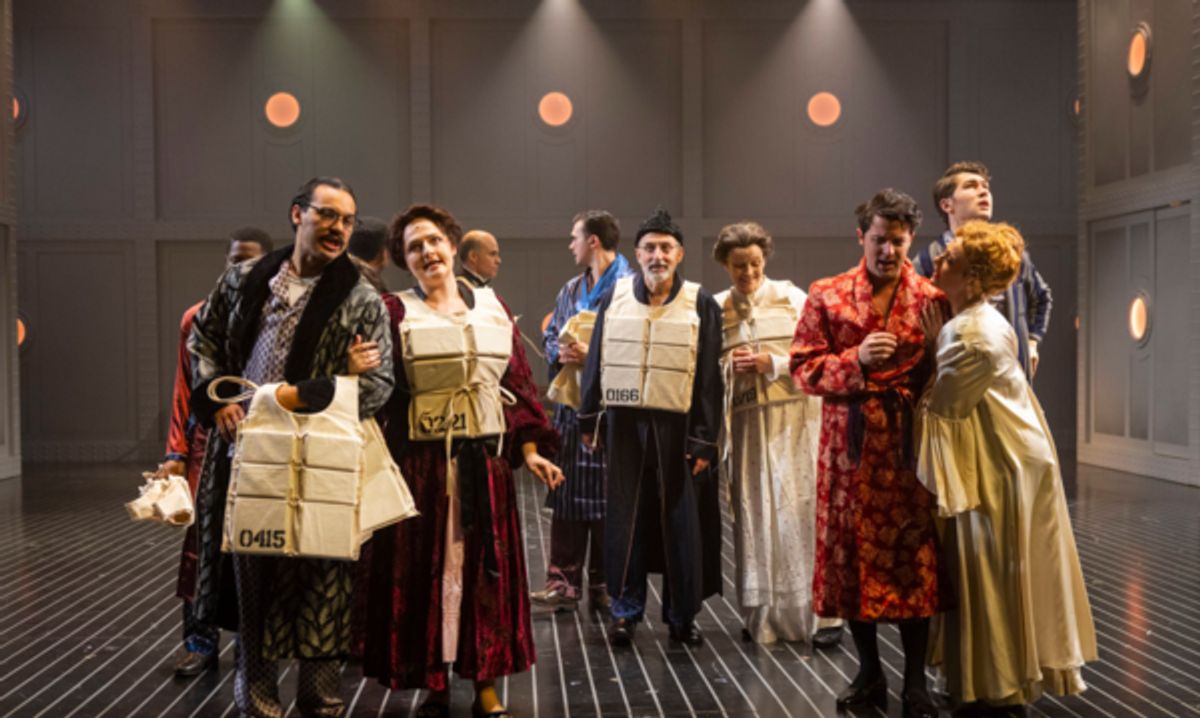 The cast of Titanic The Musical. Photo by Michael Brosilow. at Photos: Inside Look at Milwaukee Repertory Theater's TITANIC