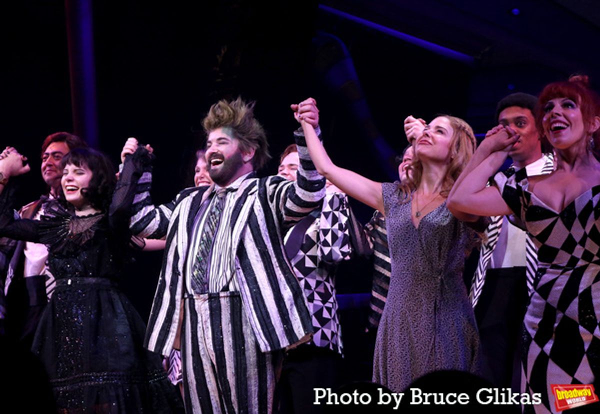 Elizabeth Teeter, Alex Brightman, Kerry Butler, Leslie Rodriguez Kritzer at 