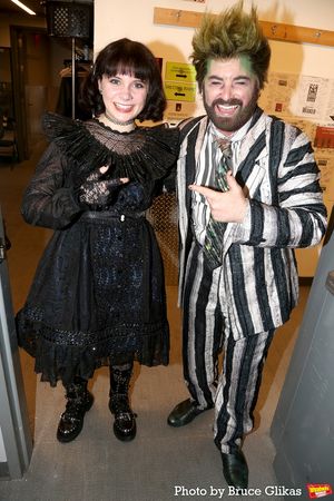 Elizabeth Teeter and Alex Brightman @ BroadwayWorld Elizabeth Teeter and Alex Brightman Photo