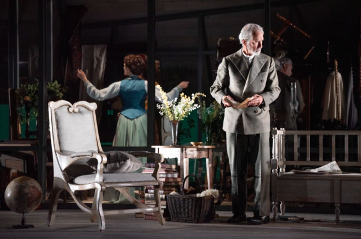 Mary Elizabeth Mastrantonio and David Strathairn in Ghosts at Seattle Rep. Photo by Bronwen Houck.