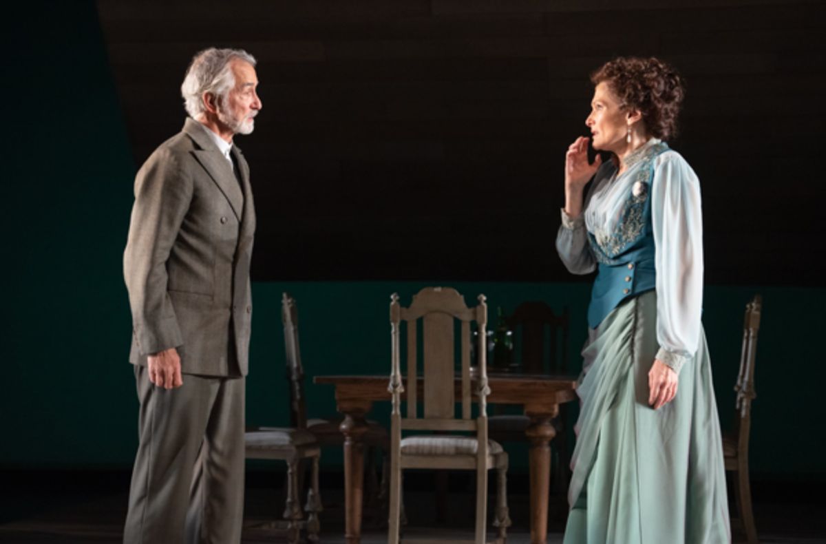David Strathairn and Mary Elizabeth Mastrantonio in Ghosts at Seattle Rep. Photo by Bronwen Houck.