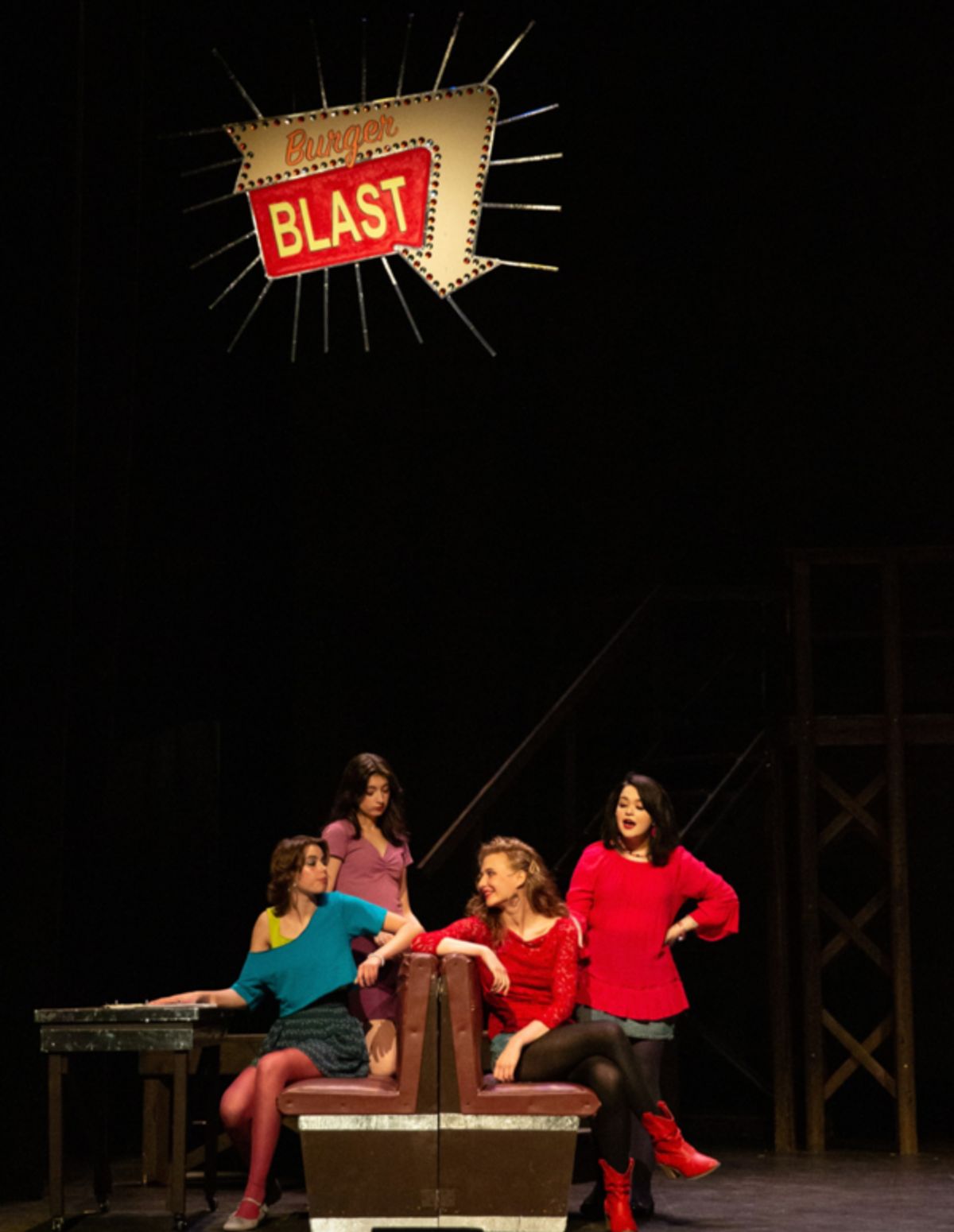 Lotus Cohen, Teagan Demler, Kate Goble, and Ema Mickle. at Photos: The Berkshire Theatre Group Stages FOOTLOOSE!