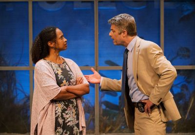 Tracey A. Leigh and Jamison Jones star in the Ensemble Theatre Company’s production Photo