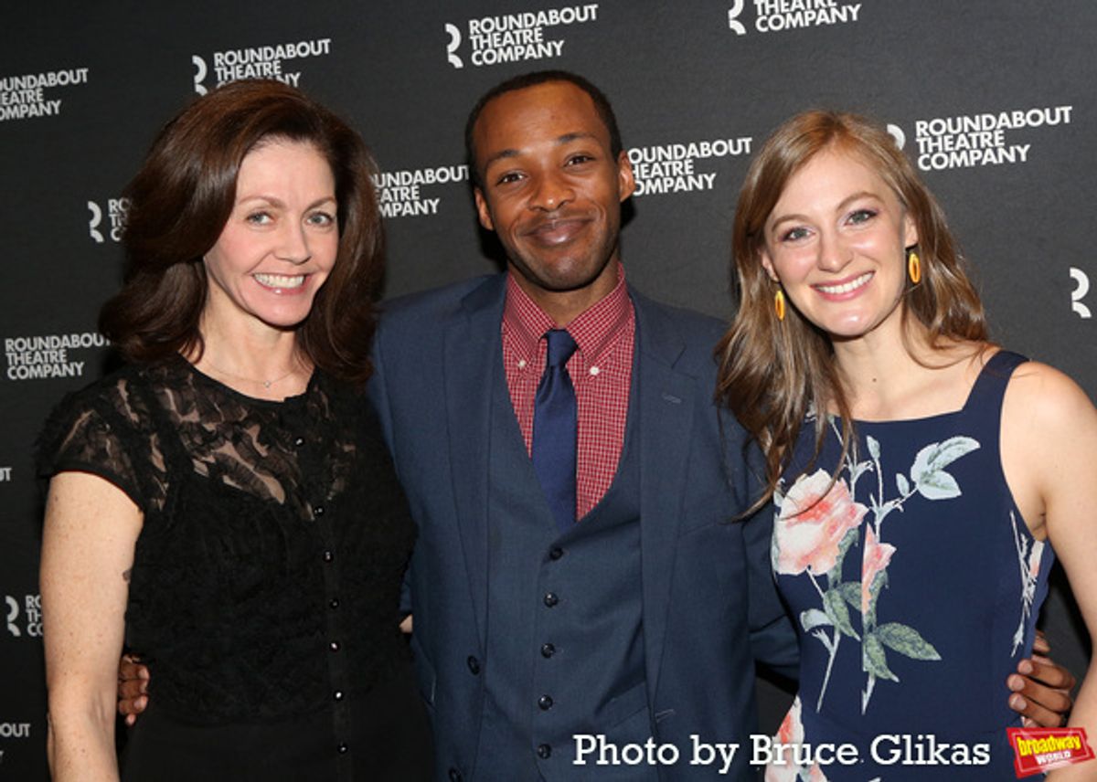 Kate Hampton, Brandon J. Pierce and Arielle Yoder at 