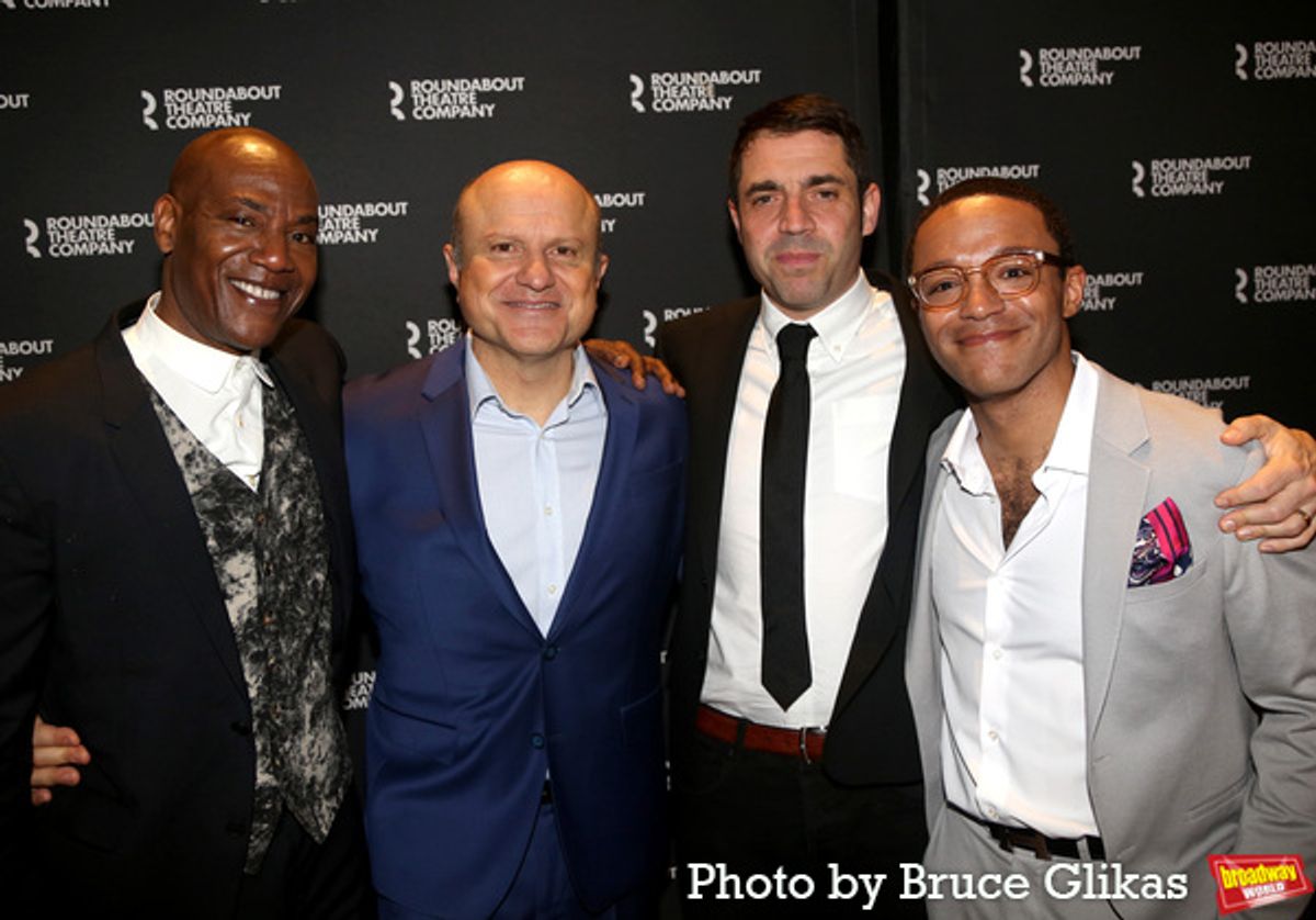 John Earl Jelks, Enrico Colantoni, Playwright Noah Haidle and Christopher Livingston at 