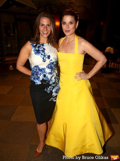Dr. Blythe Adamson, PhD, MPH and Debra Messing Photo