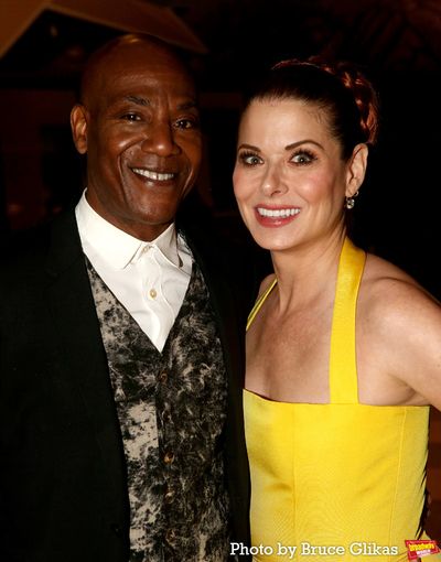 John Earl Jelks and Debra Messing Photo