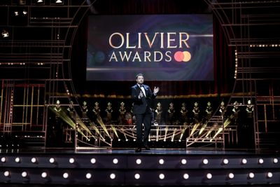 Jason Manford hosting the 2022 Olivier Awards. 
Photo Credits: Christie Goodwin.  Photo