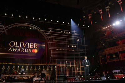Jason Manford hosting the 2022 Olivier Awards. 
Photo Credits: Christie Goodwin.  Photo