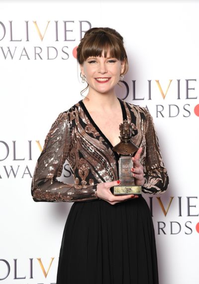 Rebecca Frecknall, winner of the Sir Peter Hall Award for Best Director on the Green  Photo
