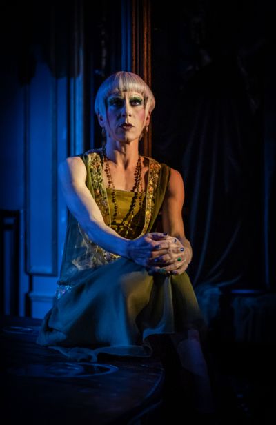 Anna-Jane Casey as Fraulein Kost.  Photo
