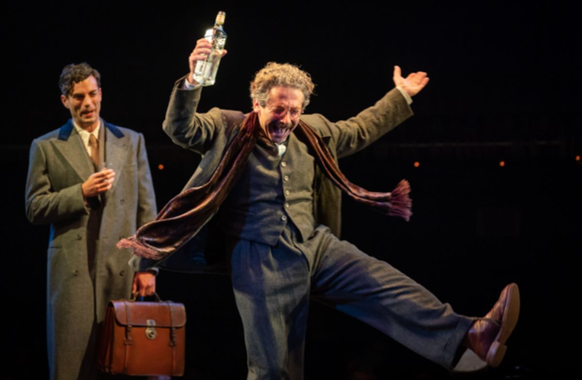 Elliot Levey as Herr Schultz and Stewart Clark as Ernst Ludwig.  at 