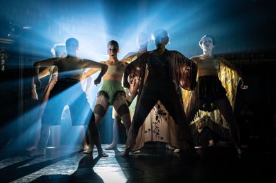 The company of Cabaret.  Photo