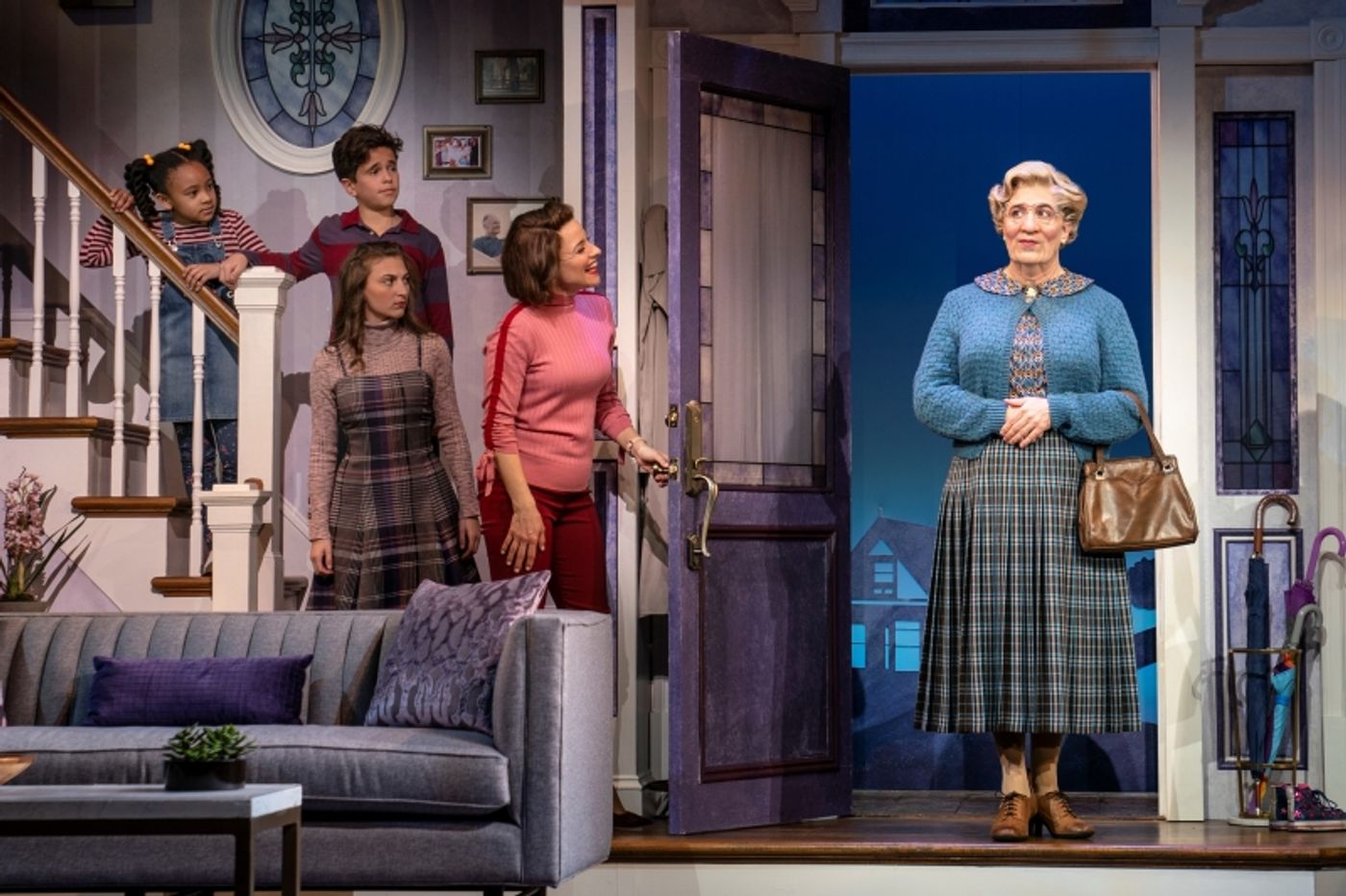 Photo: Check Out a New Image of the Cast of MRS. DOUBTFIRE - Resuming Performances Tonight!  Image