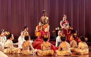 Betsy Morgan and The Cast of The King and I Photo