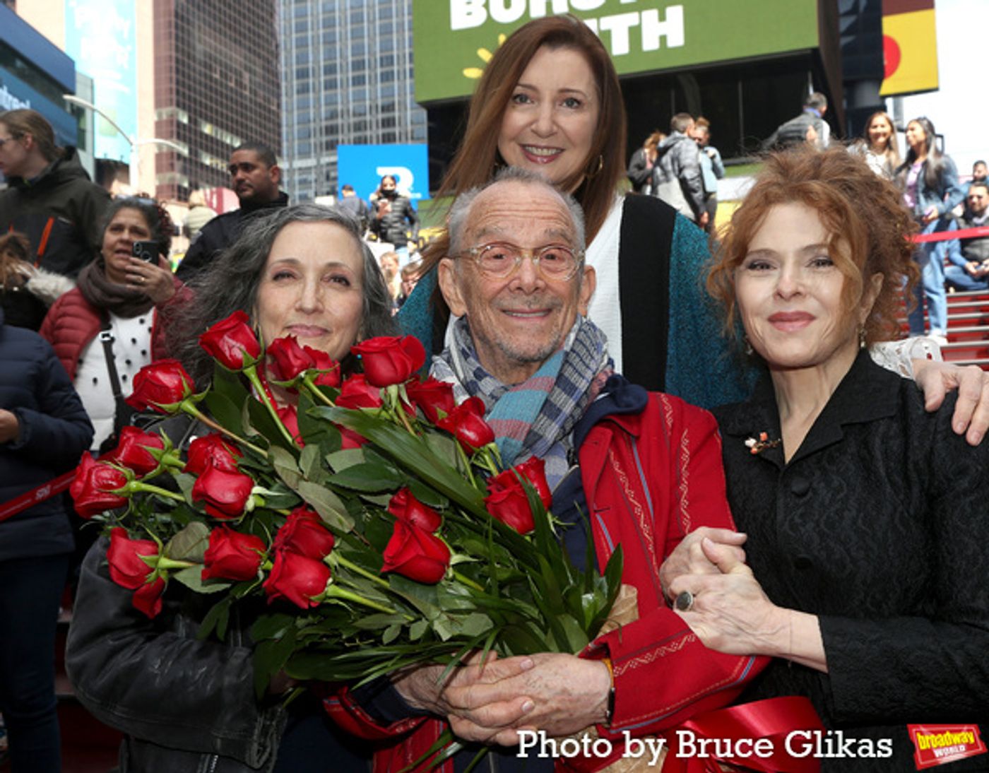 Photos: Joel Grey Celebrates 90th Birthday in Times Square Photos: Joel Grey Celebrates 90th Birthday in Times Square Image
