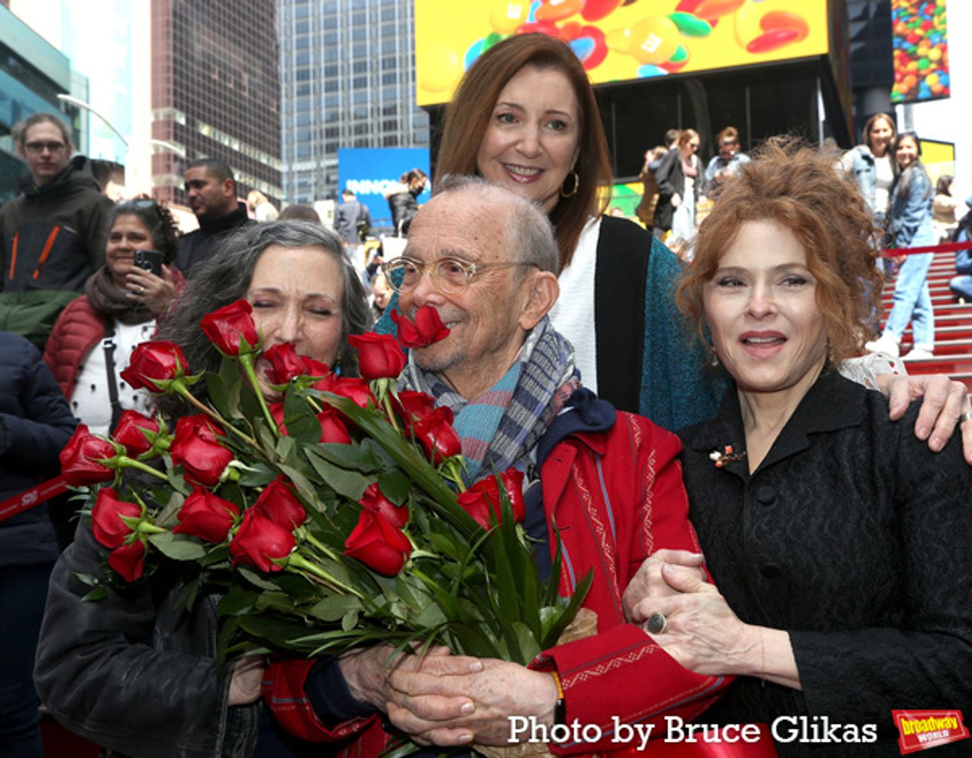 Photos: Joel Grey Celebrates 90th Birthday in Times Square Photos: Joel Grey Celebrates 90th Birthday in Times Square Image