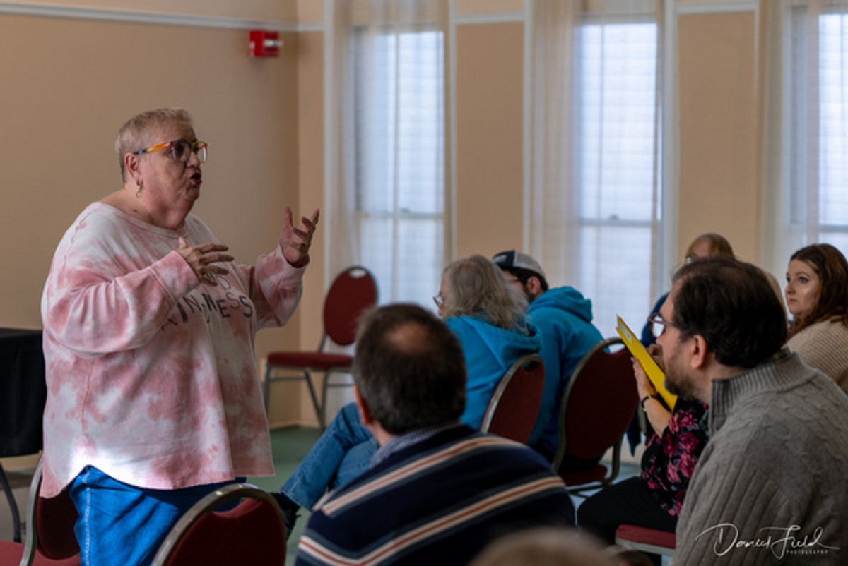 Patrique Hurd, Managing Director of No Boundaries Youth Theater at Photos: Castle Craig Players at First Annual CT Community Theatre Conference