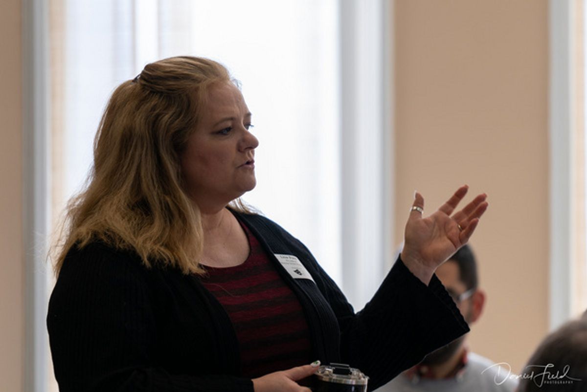 Lisa Foss, President of Chestnut Street Playhouse at Photos: Castle Craig Players at First Annual CT Community Theatre Conference