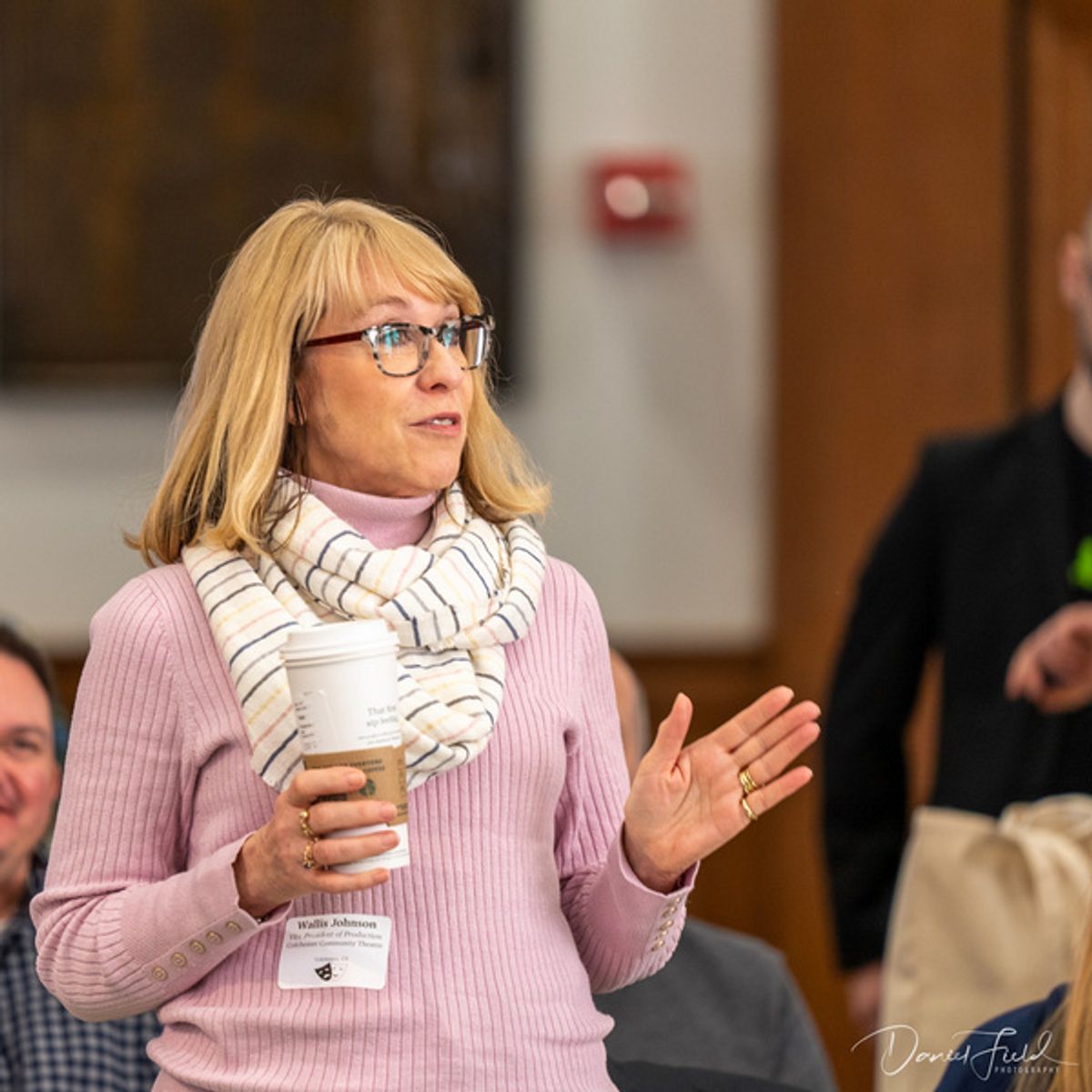Wallis Johnson of Colchester Community Theatre at Photos: Castle Craig Players at First Annual CT Community Theatre Conference