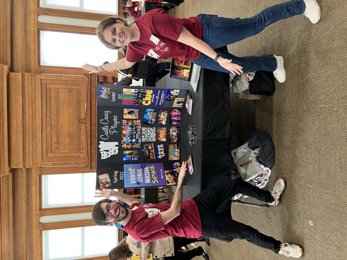 Oliver Kochol and Jennifer Del Sole of Castle Craig Players at 