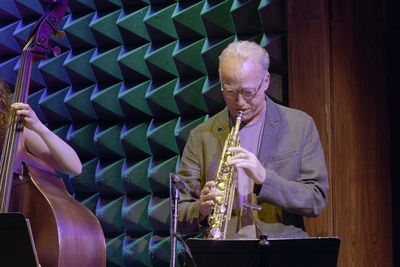 Ted Nash on soprano saxophone Photo
