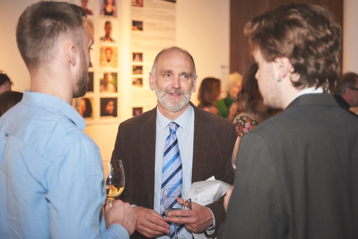 Adam Blackburn and guests at Photos: Benedict Lombe Takes Home the 2022 Susan Smith Blackburn Prize