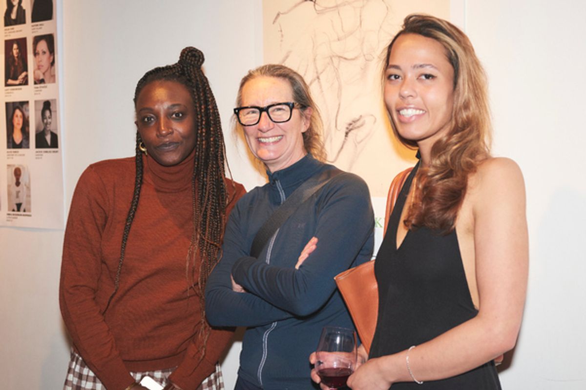 Chinonyerem Odimba, Paule Constable and guest  at 