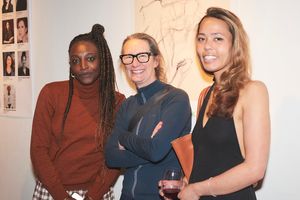 Chinonyerem Odimba, Paule Constable and guest  Photo