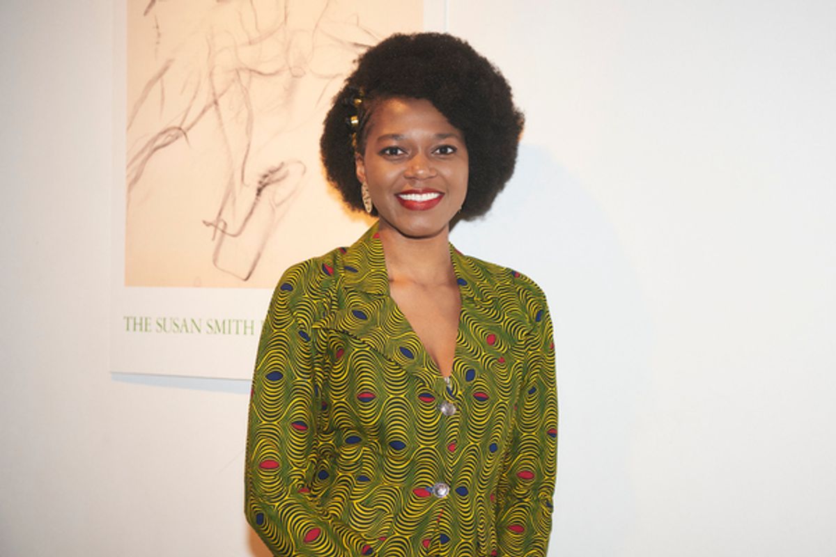 Winner Benedict Lombe  at The Susan Smith Blackburn Prize 2022 at 