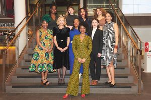 Finalists, winner Benedict Lombe and 2021 winner Erika Dickerson-Despenza @ BroadwayWorld Finalists, winner Benedict Lombe and 2021 winner Erika Dickerson-Despenza Photo