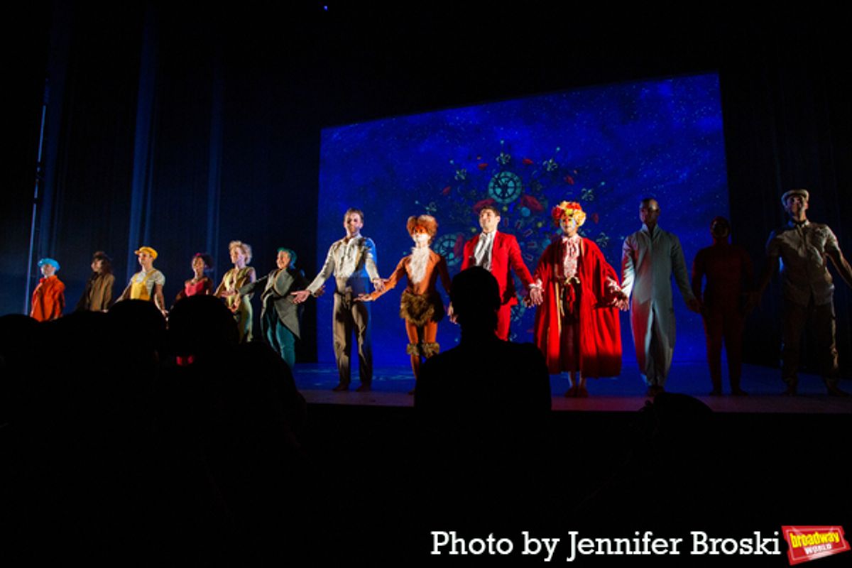 The cast of THE LITTLE PRINCE at Photos: THE LITTLE PRINCE Takes Opening Night Bows